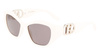 Okulary KARL LAGERFELD KL6086S-105. Okulary przeciwsłoneczne, Kolor biały. Kobieta.