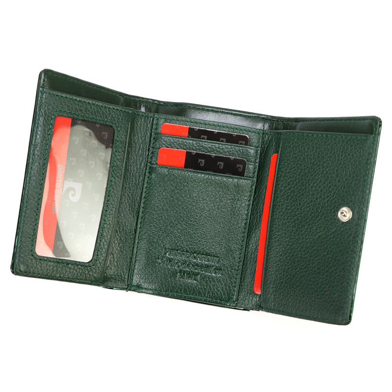 Zgrabna pojemna damska portmonetka Pierre Cardin