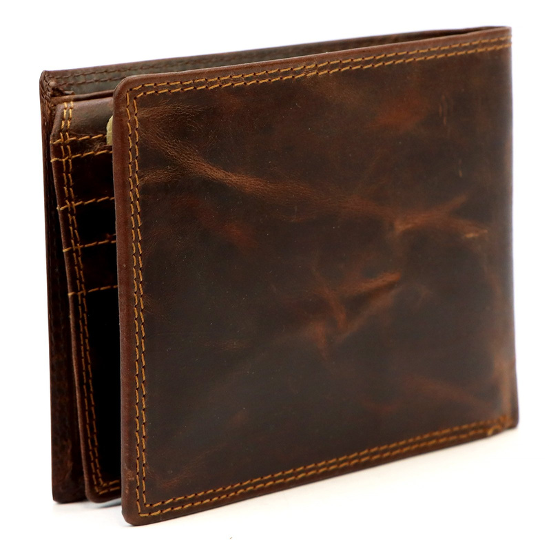 Skórzany męski portfel Wild 5602 CR.HUNTER