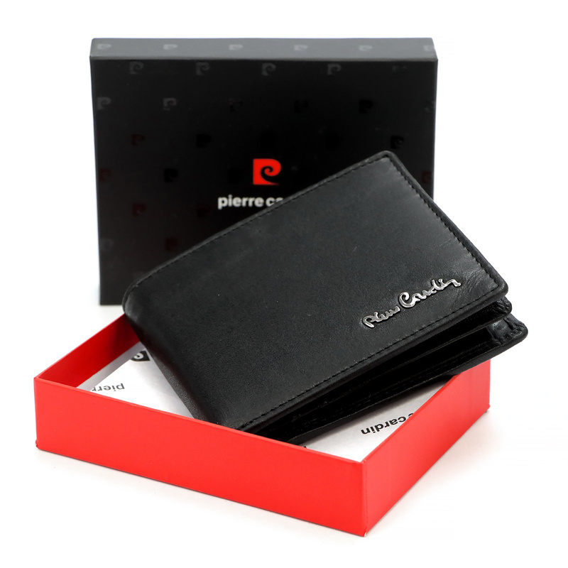 Skórzany składany męski portfel Pierre Cardin RFID