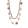 Biżuteria MISAKI QCRNTERRAMULT. NECKLACE NECKLACE, Kolor różowy beżowy. Kobieta.
