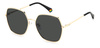 Okulary POLAROID PLD6178GSRHLM. Okulary przeciwsłoneczne, Kolor czarny złoty. Kobieta.