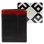 Składany Skórzany męski portfel Pierre Cardin