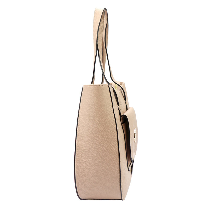 Gregorio duża Skórzana damska shopperbag torebka na ramię z kieszenią