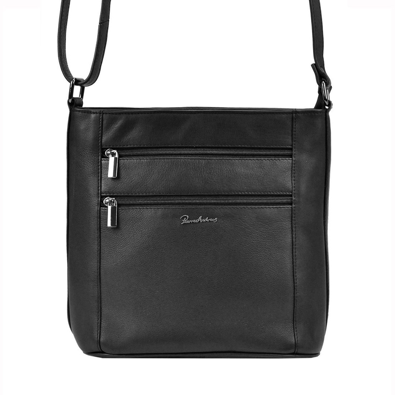 Saszetka męska przez ramię skórzana Pierre Andreus