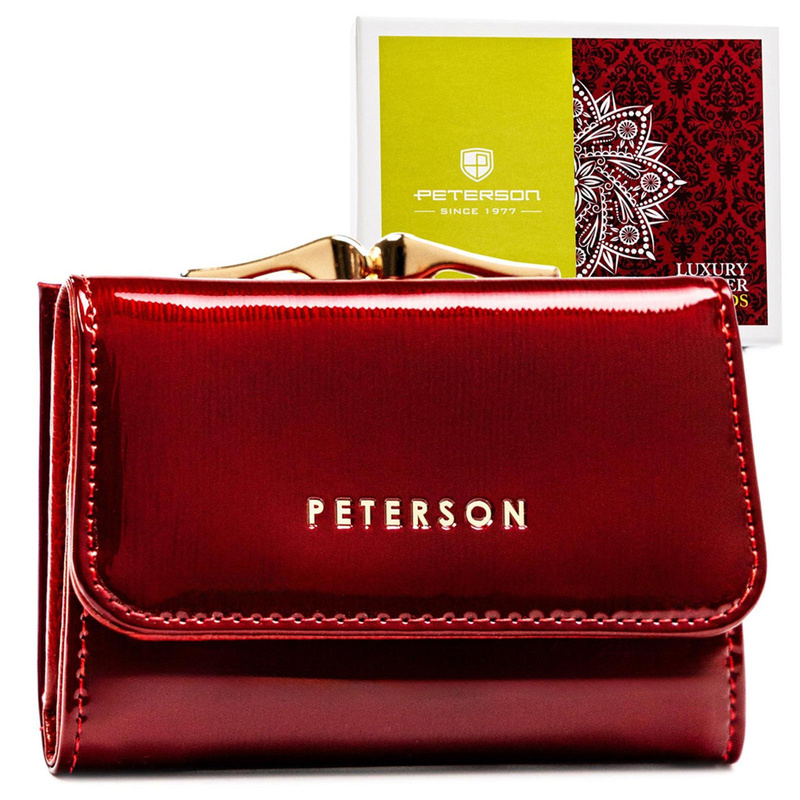 Skórzany damski portfel Peterson PTN-55287-SH