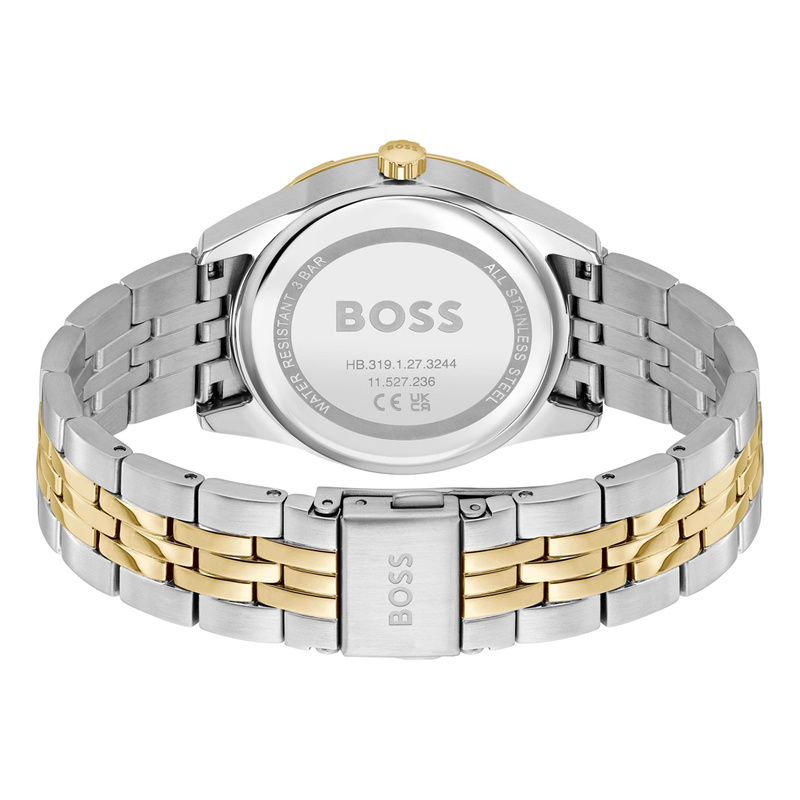 Zegarek BOSS 1502700. Kwarcowy, Kolor szary. Kobieta.