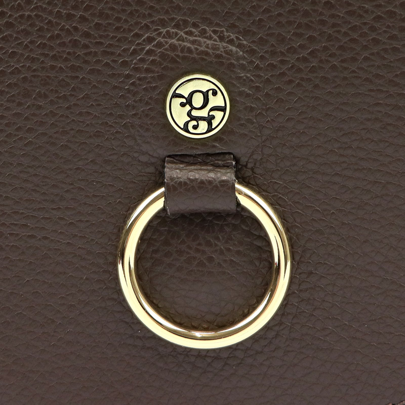 Gregorio skórzana damska listonoszka torebka zamykana klapą na magnes