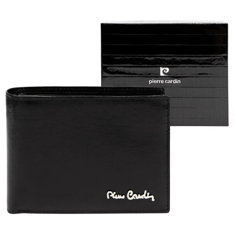 Zgrabny Skórzany męski portfel Pierre Cardin RFID