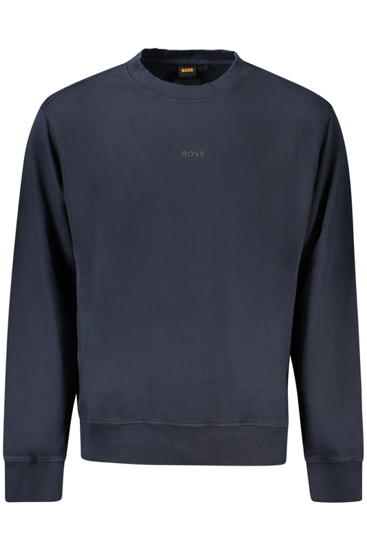 HUGO BOSS MĘSKA BLUZA Z ROZPINANYM NA ZAMEK NIEBIESKA