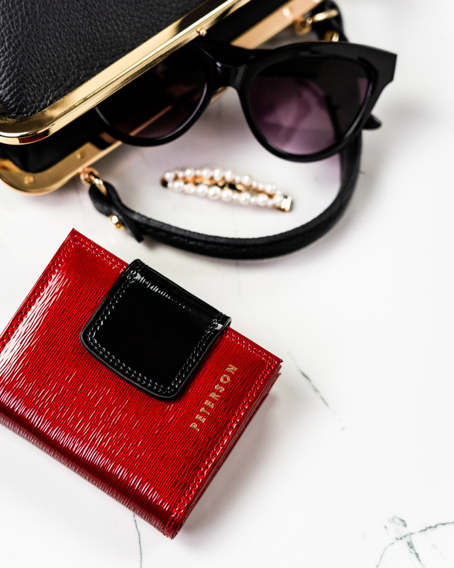 Skórzany damski portfel Peterson PTN 42329-SH-1