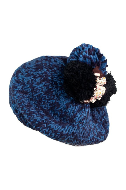 Beret Trzy Pompony