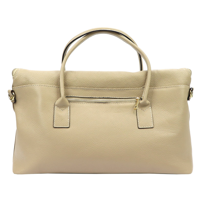 Gregorio Duża torebka damska do ręki elegancka ze skóry naturalnej