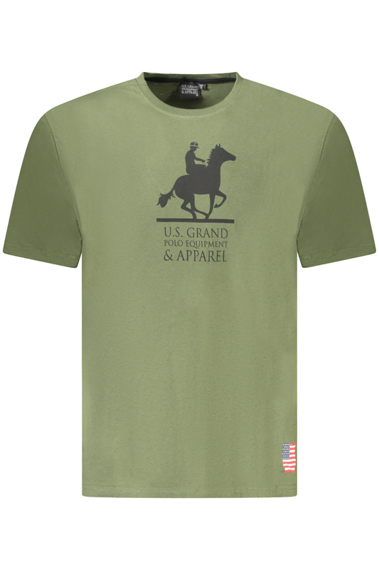 MĘSKA KOSZULKA Z KRÓTKIM RĘKAWEM US GRAND W KOLORZE ZIELONYM