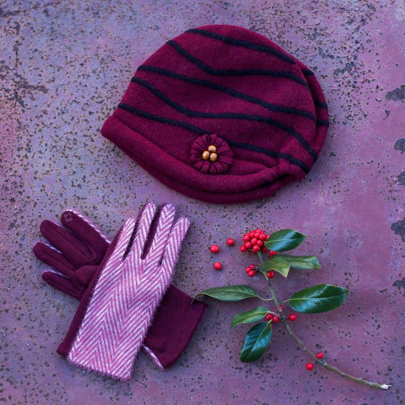 Czapka Angorowy Warkocz