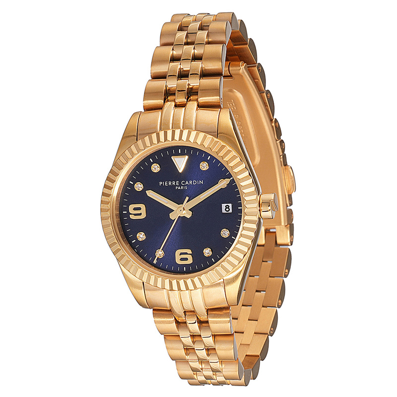 Zegarek PIERRE CARDIN CF.1012.MG.3. Kwarcowy, Kolor niebieski. Kobieta.