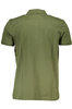 GIAN MARCO VENTURI M�SKA KOSZULKA POLO Z KR�TKIM R�KAWEM W KOLORZE ZIELONYM