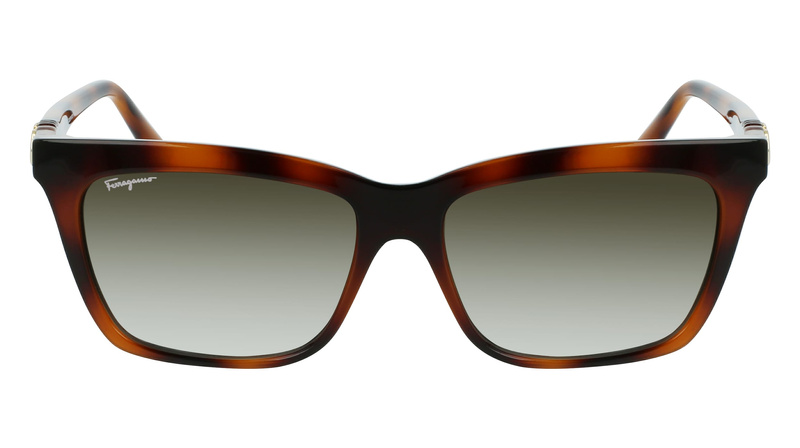 Okulary FERRAGAMO SF1027S-214. Okulary przeciwsłoneczne, Kolor brązowy. Kobieta.