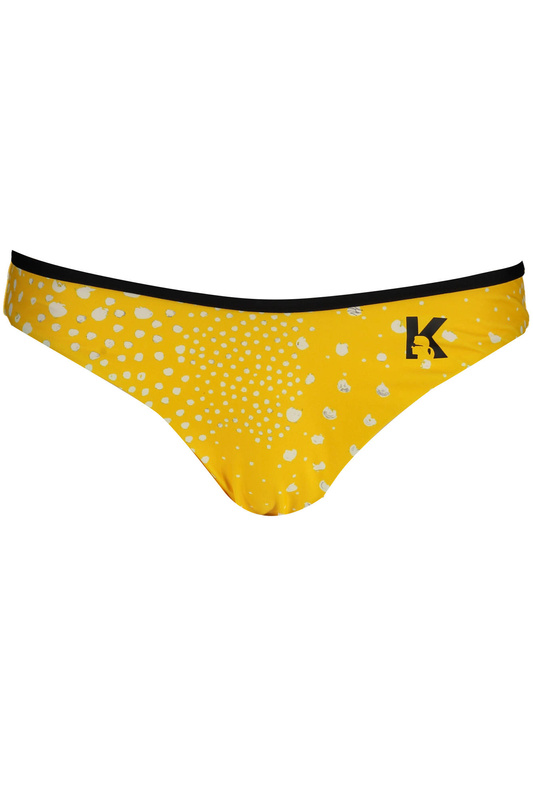 KOMBINEZON KĄPIELOWY KARL LAGERFELD BEACHWEAR DAMSKI DÓŁ ŻÓŁTY