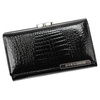 Skórzany piękny damski portfel podłużny Gregorio