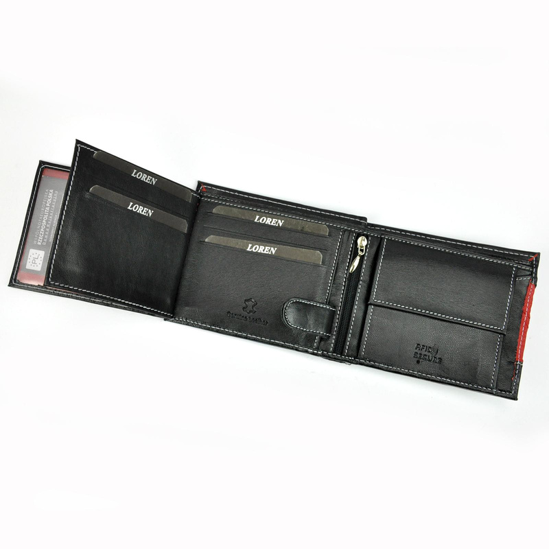 Skórzany męski portfel Loren N992-DDG