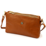 Skórzana damska listonoszka przez ramię Gregorio