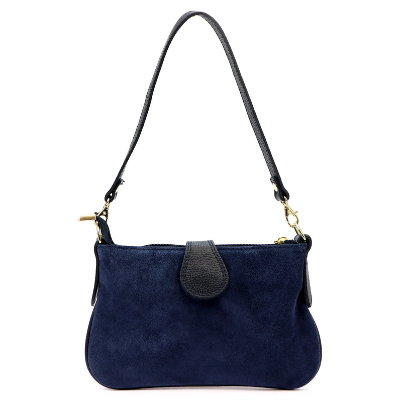 Luka Damska listonoszka torebka przez ramię ze skóry naturalnej kieszeń