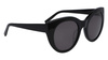 Okulary DKNY DK517S-001. Okulary przeciwsłoneczne, Kolor czarny. Kobieta.