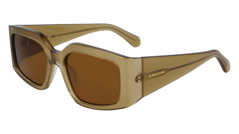 Okulary FERRAGAMO SF1101S541833. Okulary przeciwsłoneczne, Kolor zielony. Kobieta.