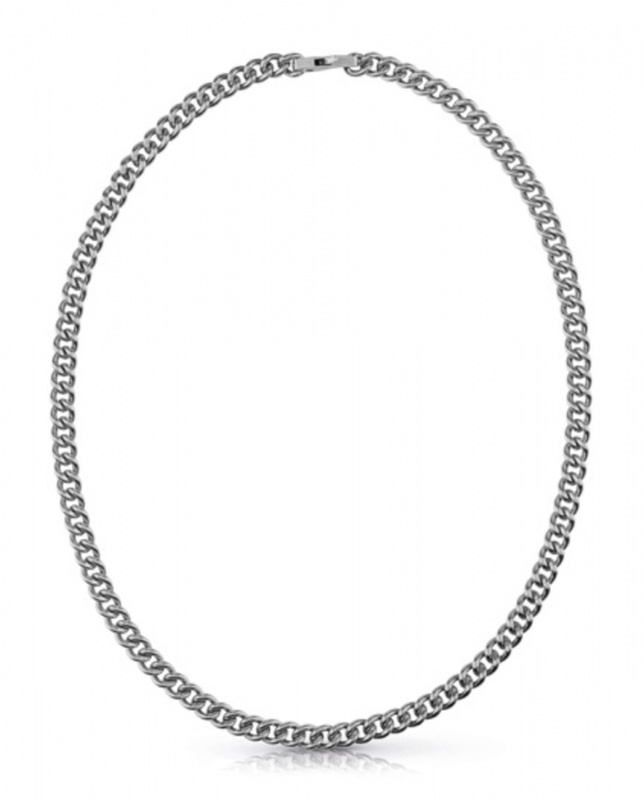 Biżuteria GUESS UMN70030. Naszyjnik, Kolor szary. Mężczyzna.