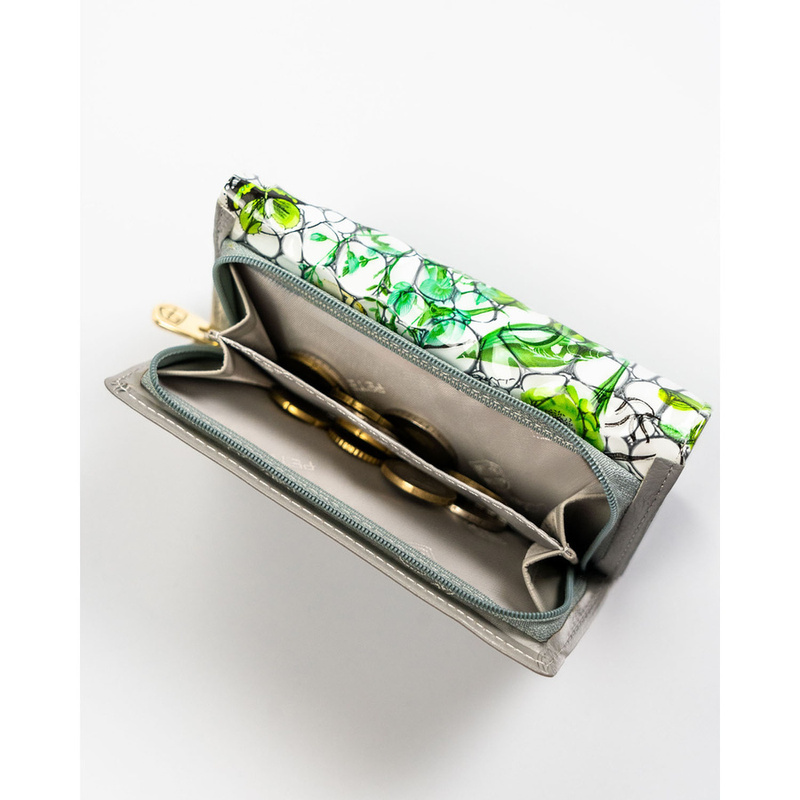 skóra naturalna + Damski portfel ze skóry ekologicznej Peterson PTN PH29-LFL