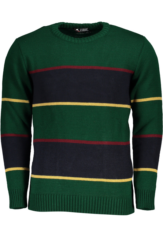 ZIELONY SWETER MĘSKI US GRAND POLO