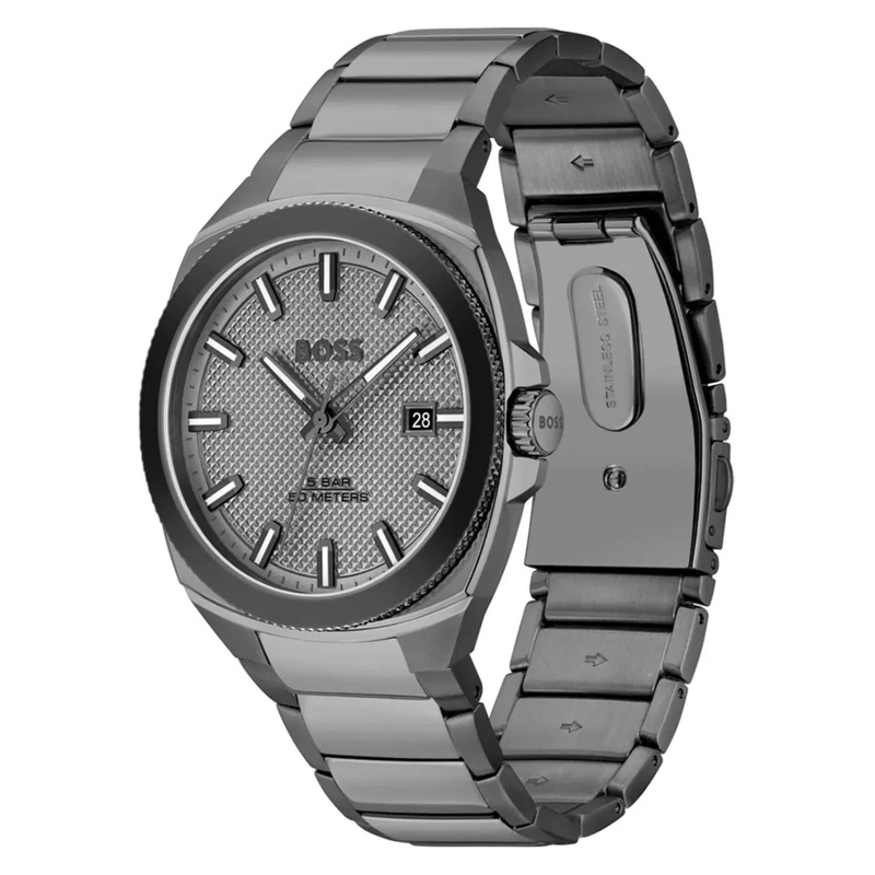 Zegarek BOSS 1514137. Kwarcowy, Kolor szary. Mężczyzna.