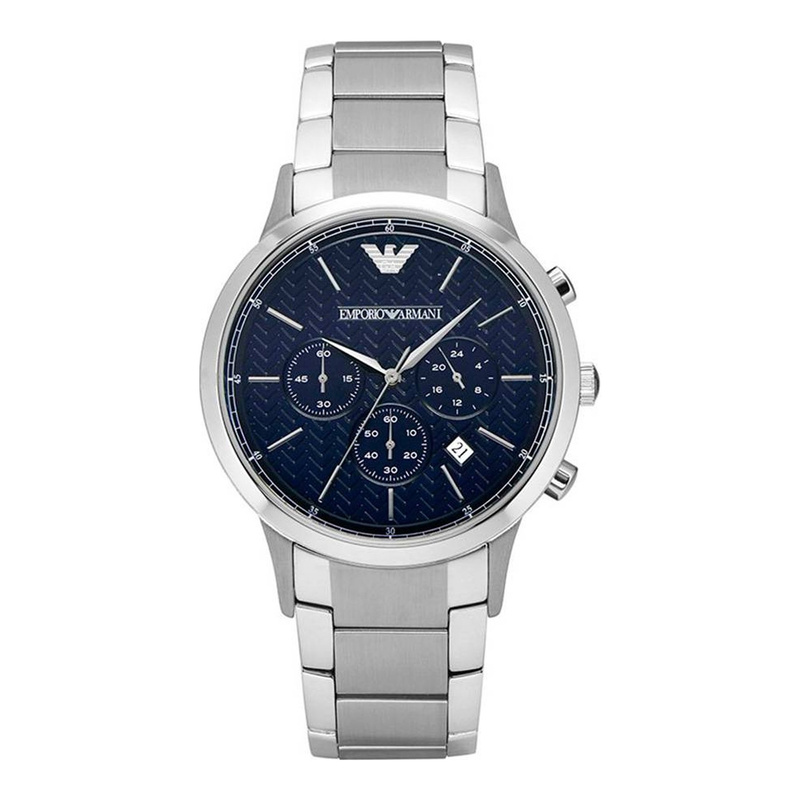 Zegarek ARMANI AR2486. Kwarcowy, Kolor niebieski. Mężczyzna.