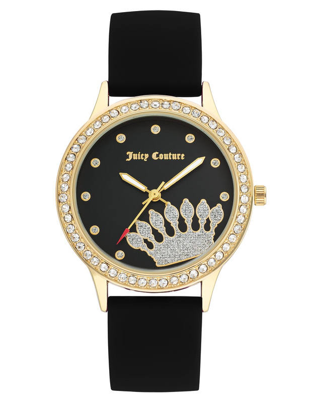 Zegarek JUICY COUTURE JC1342GPBK. Kwarcowy, Kolor czarny. Kobieta.