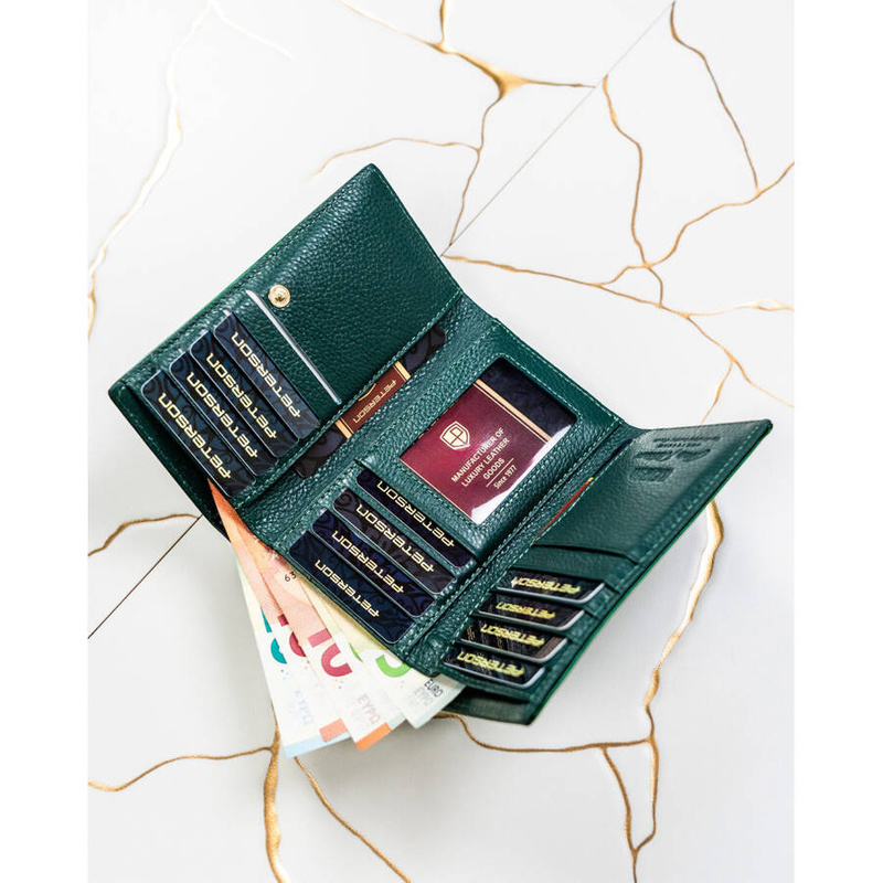 Skórzany damski portfel Peterson PTN 55020-SH