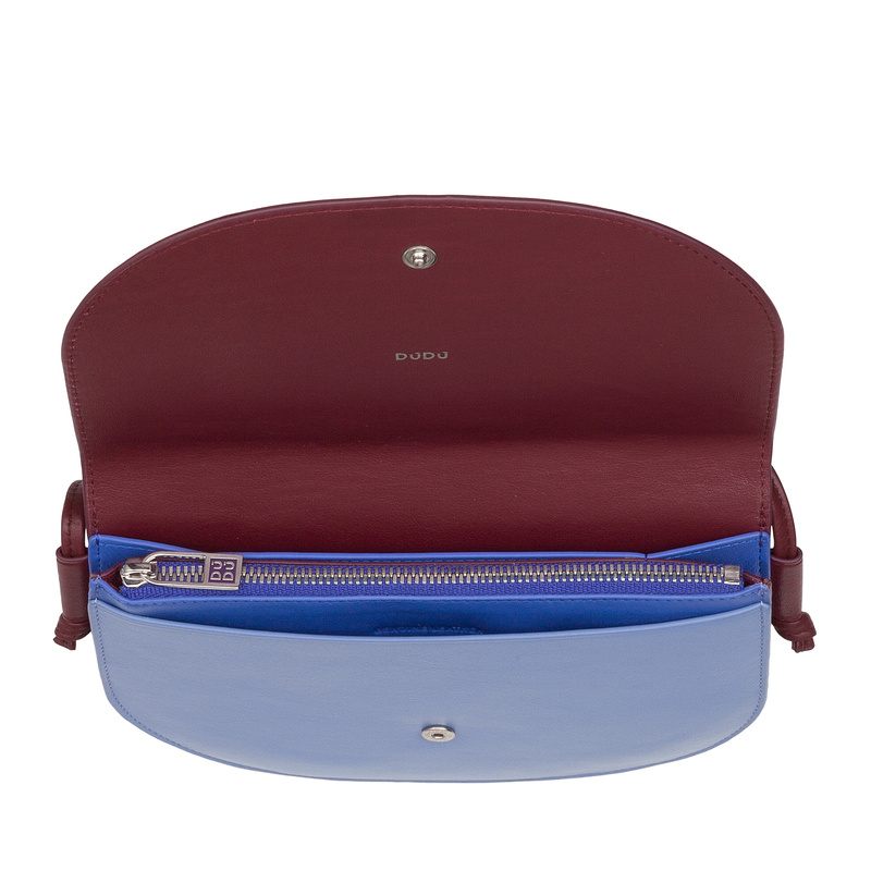 DuDu damska listonoszka skóra naturalna torebka przez ramię organizer