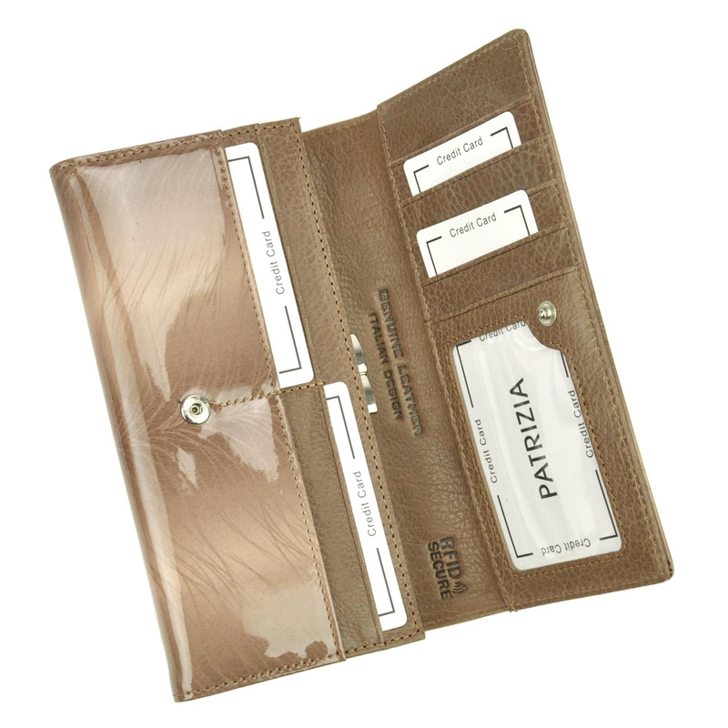 Skórzany damski portfel PATRIZIA FF-100 RFID