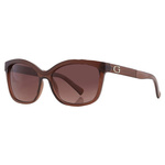 Okulary GUESS GF0300-5745F. Okulary przeciwsłoneczne, Kolor brązowy. Kobieta.
