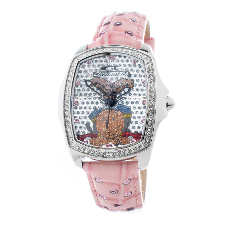 Zegarek CHRONOTECH CT7896LS-85. Kwarcowy, Kolor srebrny. Kobieta.