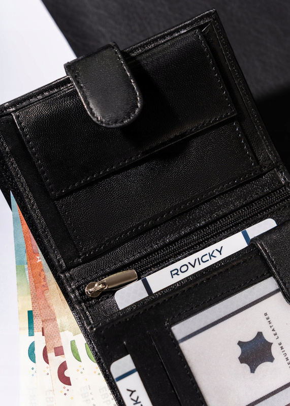 Skórzany męski portfel Wild N4-CHM-NL RFID