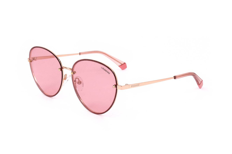 Okulary POLAROID PLD4090SEYR. Okulary przeciwsłoneczne, Kolor różowy złoty. Kobieta.