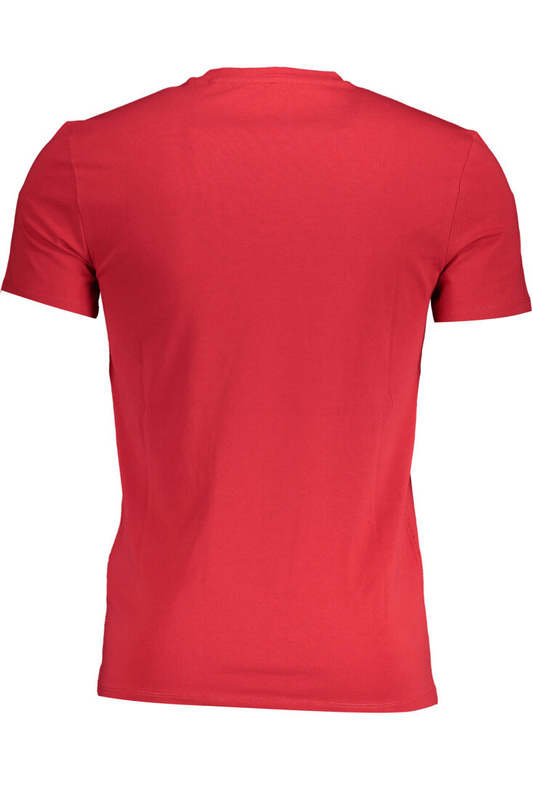 GUESS JEANS MĘSKI T-SHIRT Z KRÓTKIM RĘKAWEM CZERWONY