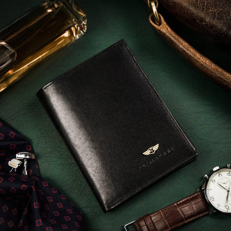 Skórzany męski portfel Peterson PTN N104-VT