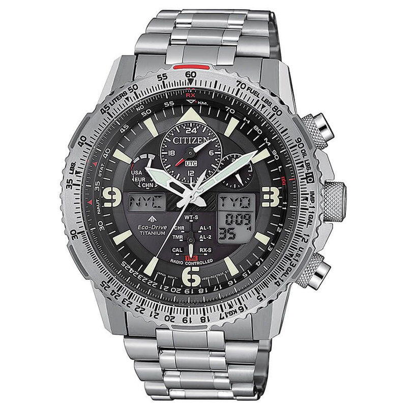 Zegarek CITIZEN JY8100-80E. SOLAR QUARTZ, Kolor czarny. Mężczyzna.