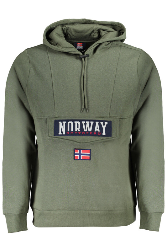 NORWEGIA 1963 ZIELONA BLUZA MĘSKA BEZ ZAMKA