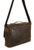 Torba męska Canaletto vintage brązowa skóra naturalna 14 cali TM258s235
