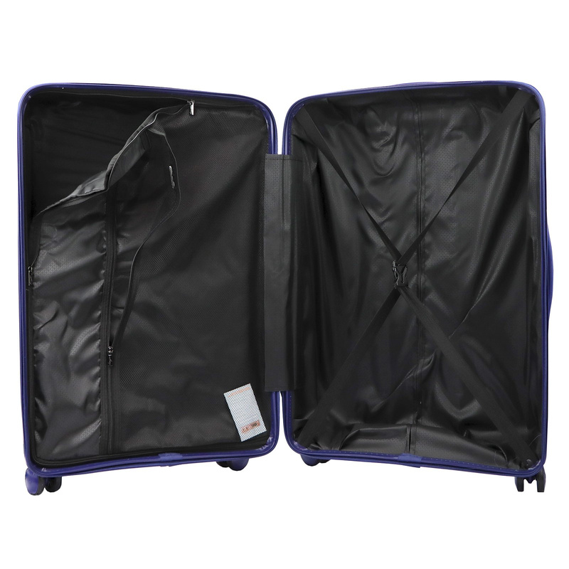 Jony zestaw trzech walizek podróżnych na kółkach z kosmetyczką ABS