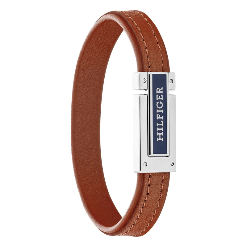 JEWELER'S TOMMY HILFIGER 2790560. Bransoletka, Kolor brązowy. Mężczyzna.