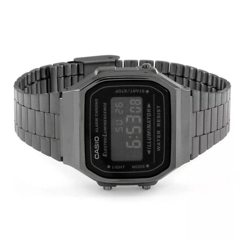 ZEGAREK MĘSKI CASIO A168WGG-1BDF (zd088d) - KLASYKA + BOX